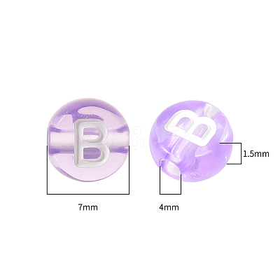 Transparent Acrylic Beads TACR-YW0001-22-1