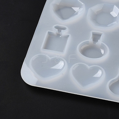 Perfume Bottle/Heart Cabochon DIY Silicone Molds X1-DIY-F139-02-1