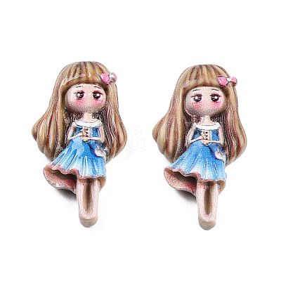 Opaque Resin Cabochons LS-CRES-N018-048-1