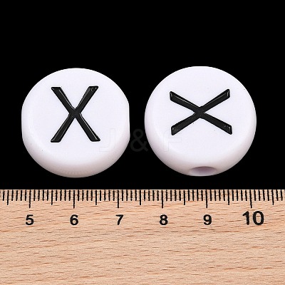 Opaque Acrylic European Beads AC-CBA3BDD-01X-1