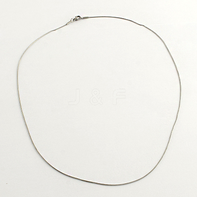 Tarnish Resistant 304 Stainless Steel Chain Necklaces NJEW-R223-11-1