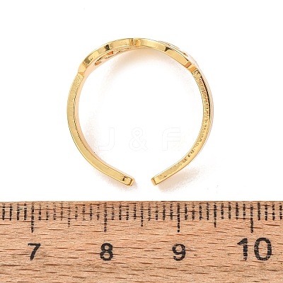 304 Stainless Steel Open Cuff Rings Set for Women SA-CBABC0E-07G-1