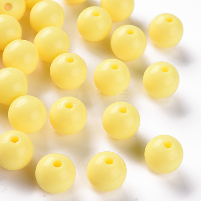 Opaque Acrylic Beads MACR-S370-C12mm-A10-1