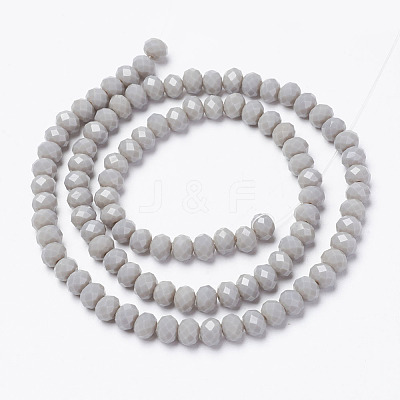 Opaque Solid Color Glass Beads Strands EGLA-A034-P1mm-D10-1