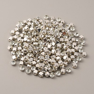Sew on Rhinestone KK-WH0045-63G-1