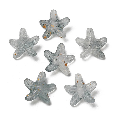 Opaque Acrylic Beads OACR-H056-02G-1