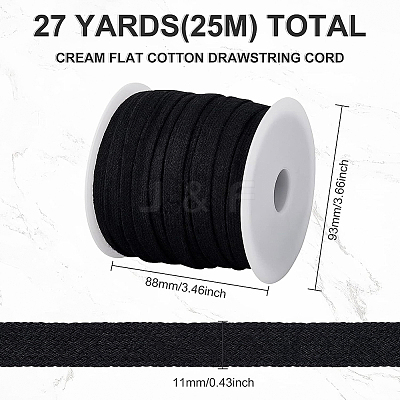 25M Double Layer Flat Cotton Cords OCOR-BC0001-74A-1