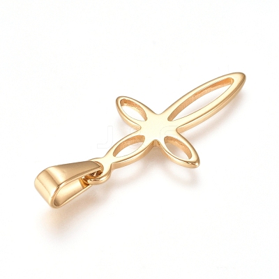 304 Stainless Steel Pendants STAS-L210-30G-1