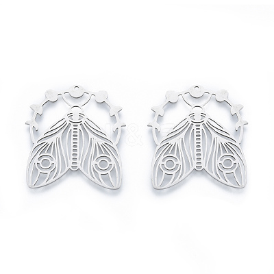 Non-Tarnish 201 Stainless Steel Pendants STAS-N090-LA925-1-1