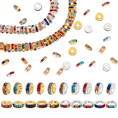 600Pcs 2 Colors Iron Spacer Beads IFIN-PH0001-65-1