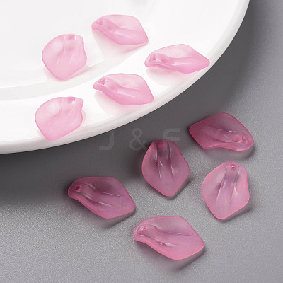 Transparent Frosted Acrylic Pendants MACR-S371-03A-704-1