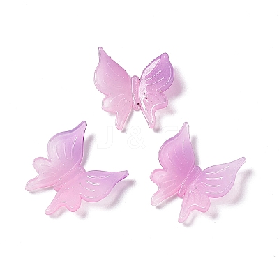 Two Tone Opaque Acrylic Cabochons OACR-C009-11C-1