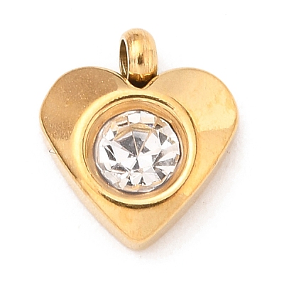 304 Stainless Steel Charms STAS-I165-05G-09-1