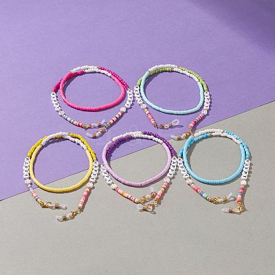 Rainbow Eyeglasses Chains AJEW-EH00315-1