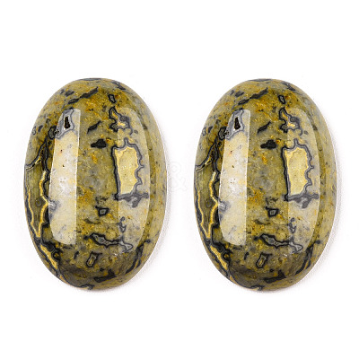 Natural Ripple Jasper Cabochons G-C028-04B-1