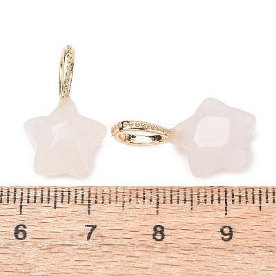 Natural Rose Quartz Pendants GG-CBAE2A3-02G-03-1