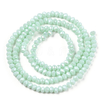 Electroplate Glass Beads Strands EGLA-A034-P2mm-A20-1