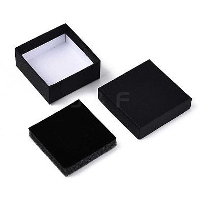 Square Cardboard Necklace Box CBOX-Q038-02-01F-1
