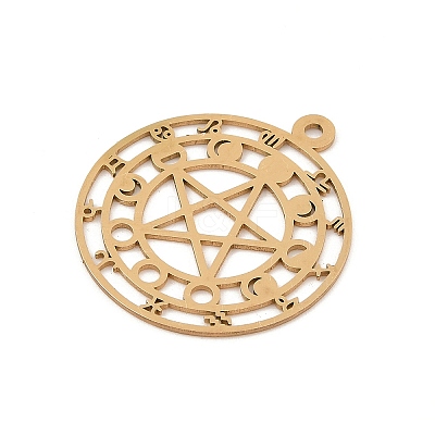 201 Stainless Steel Pendants STAS-Z109-02G-1-1