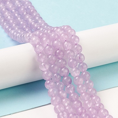 Natural Lavender Amethyst Beads Strands G-C049-01A-1