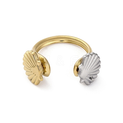 304 Stainless Steel Open Cuff Rings RJEW-K258-08GP-08-1