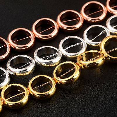 Non-magnetic Synthetic Hematite Beads Strands G-B014-09-1
