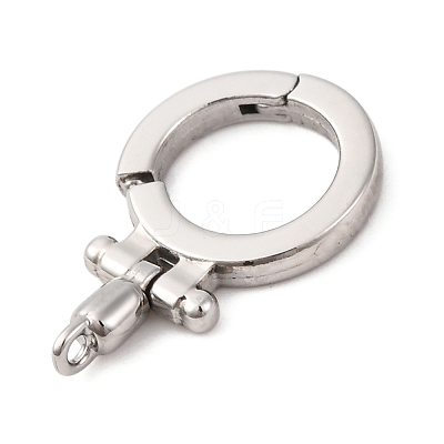 304 Stainless Steel Twister Clasps X-STAS-S187-01P-1