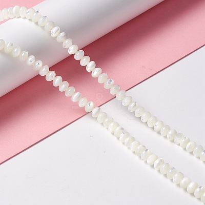 Natural Trochid Shell/Trochus Shell Beads Strands SSHEL-O001-24A-02-1