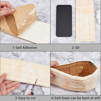 Self-Adhesive XPE Grain Contact Paper DIY-WH0002-53A-07-1