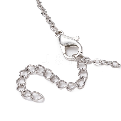 Cross 304 Stainless Steel Pendant Necklaces NJEW-JN05200-02-1