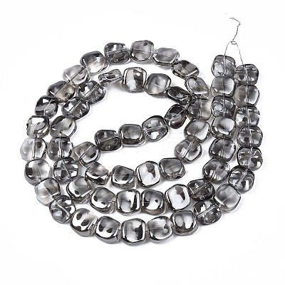 Electroplate Glass Beads Strand X-EGLA-S188-21-A01-1