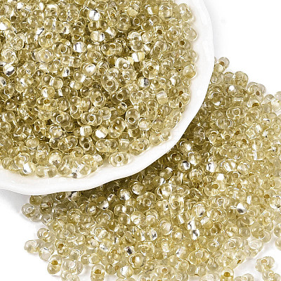 Baking Paint Transparent Glass Seed Beads SEED-N006-05B-1
