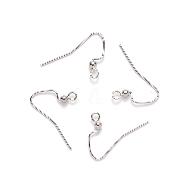 Tarnish Resistant 304 Stainless Steel Earring Hooks STAS-S111-010-1