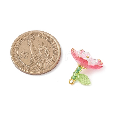 Transparent Acrylic Pendants X1-PALLOY-MZ00822-02-1