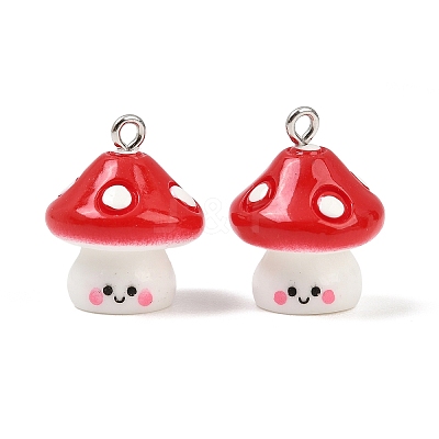 Opaque Resin Pendants RE-CBA0127-05-1