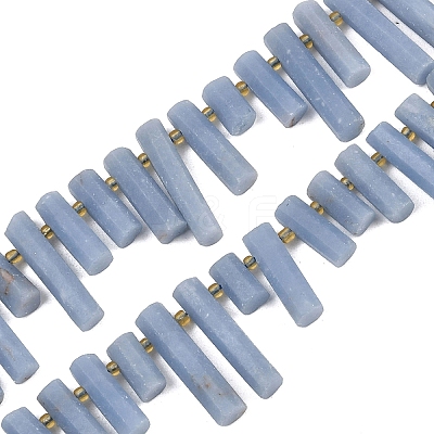 Natural Angelite Beads Strands G-F829-A10-01-1