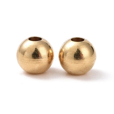 Brass Beads KK-P095-37-6mm-1