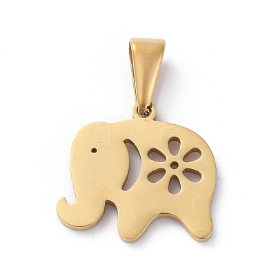 304 Stainless Steel Pendants STAS-I127-015G-1