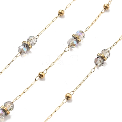 304 Stainless Steel Paperclip Chains CHS-P021-01G-06-1