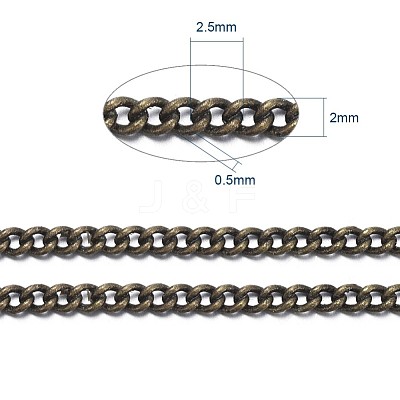Brass Twisted Chains CHC-S095-AB-NF-1