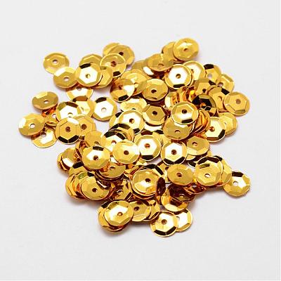 Plastic Paillette Beads PVC-A001-6mm-10-1