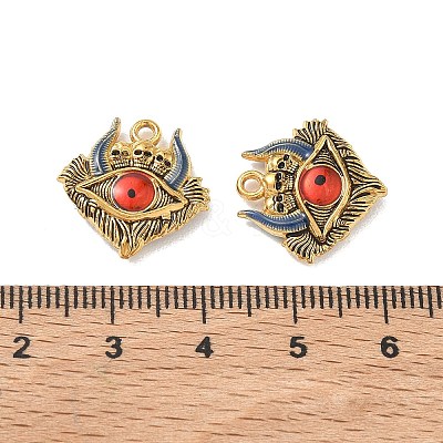 304 Stainless Steel Enamel Pendants STAS-L316-11G-1