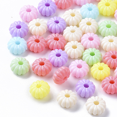 Opaque Polystyrene Plastic Corrugated Beads X-KY-I004-10-1