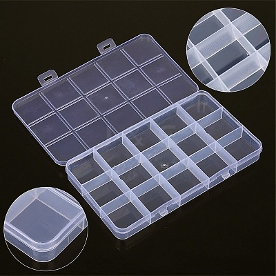 1Pc Polypropylene(PP) Bead Storage Containers CON-DJ0001-48-1