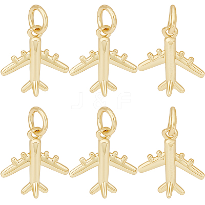 12Pcs Rack Plating Brass Charms ZIRC-BBC0002-51-1