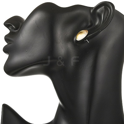 Sea Shell Stud Earrings EJEW-JE07325-1