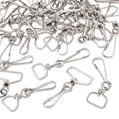 32Pcs 4 Styles Iron Swivel Clasps IFIN-TA0001-79-1