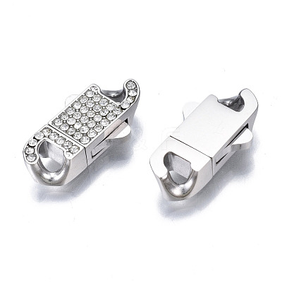 304 Stainless Steel Box Clasps STAS-N087-35A-01P-1