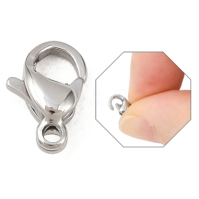 Tarnish Resistant 316 Surgical Stainless Steel Lobster Claw Clasps 316-XX01-1