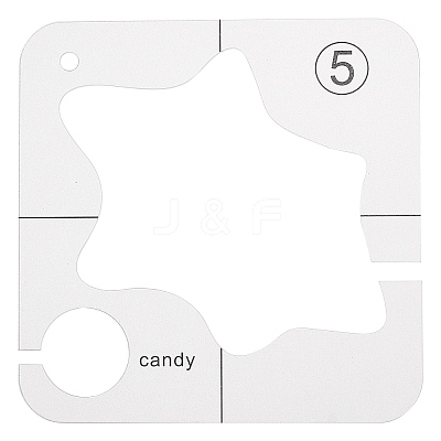 Transparent Acrylic Sewing Template DIY-GF0002-91-1